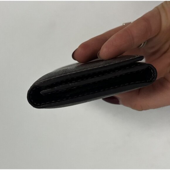 Genuine Leather Small Dark Brown Key Holder Wallet Unisex - Picture 9 of 16